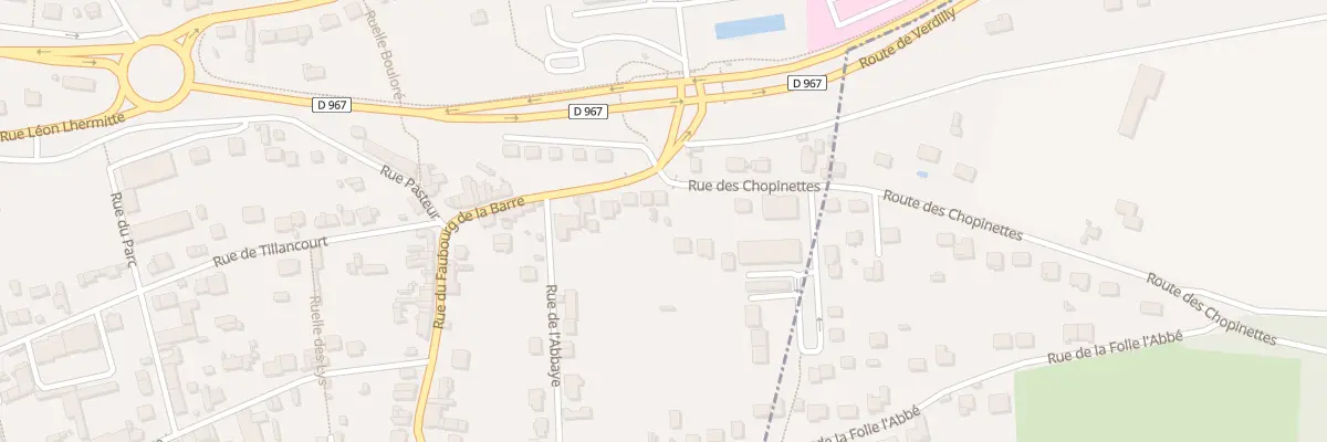 Plan du 33 Rue du Fbg de la Barre à Château-Thierry
