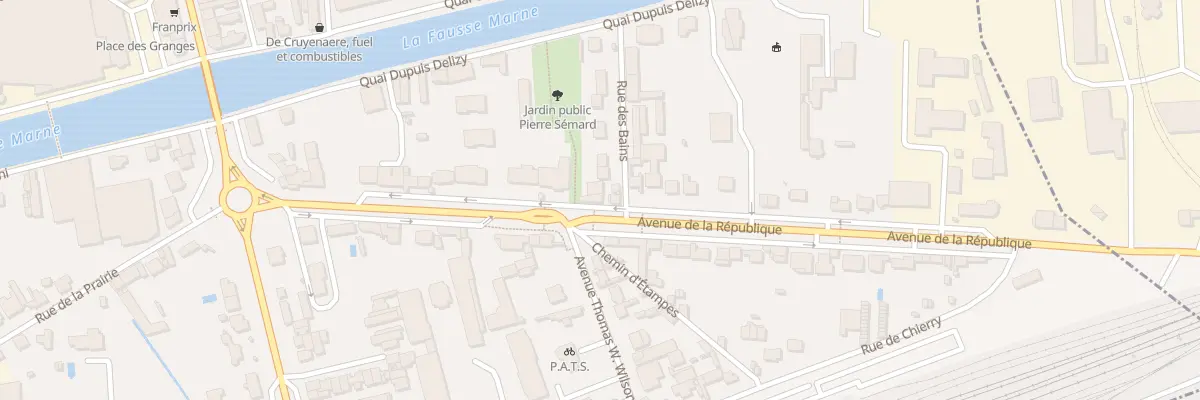 Plan du 26B Av de la République à Château-Thierry