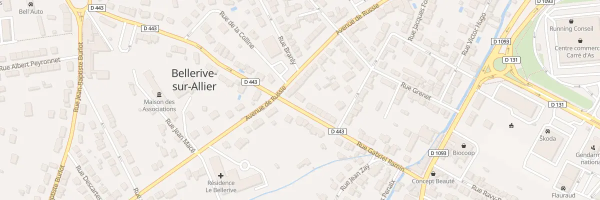 Plan du 31 Rue Gabriel Ramin à Bellerive-sur-Allier