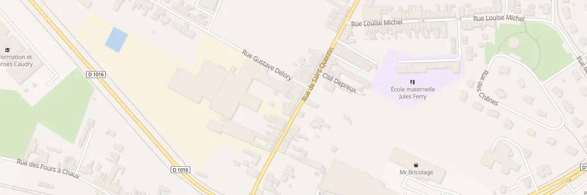 Plan du 262 Rue de Saint-quentin à Caudry