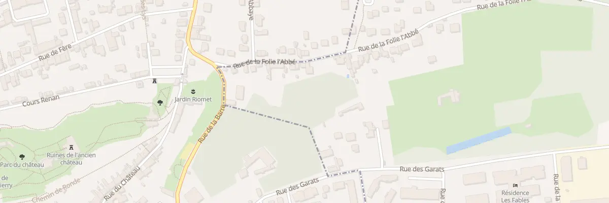 Plan du 11 Rue de la Folie l’Abbe à Brasles