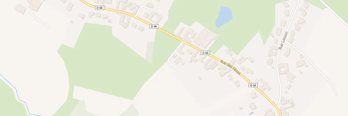 Plan du 2925 Rue des Fèves à Lecelles