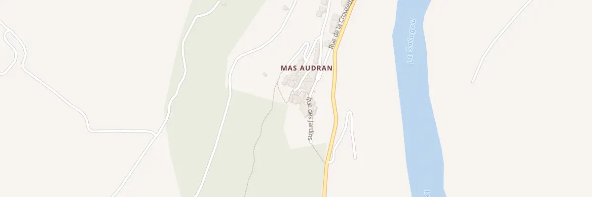 Plan du 5330F Mas Audran à Lacoste