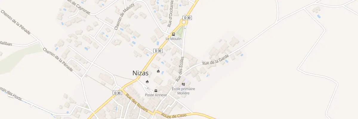 Plan du 45 Rue des Ecoles à Nizas