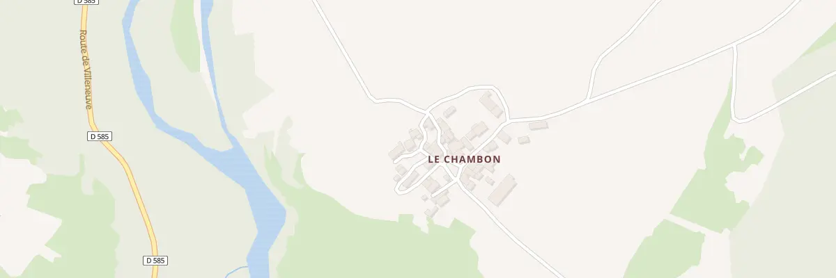 Plan du 5105 Le Chambon à Blassac