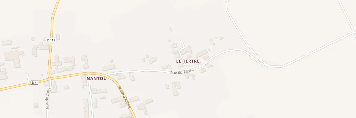 Plan du 1B Che du Tertre à Pourrain