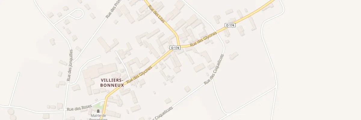 Plan du 50 Rue des Glycines à Perceneige