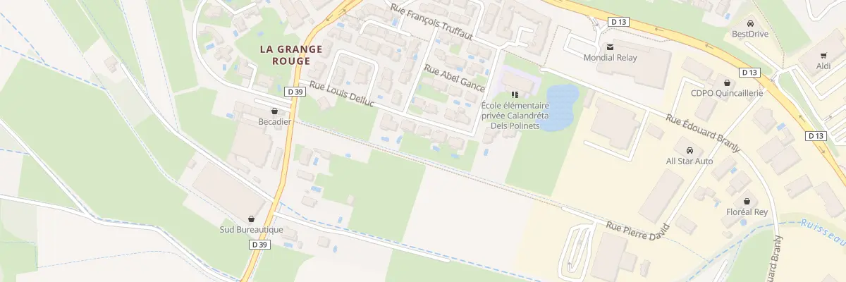 Plan du 5 Rue Louis Delluc à Pézenas