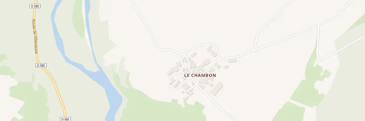 Plan du 5110 Le Chambon à Blassac