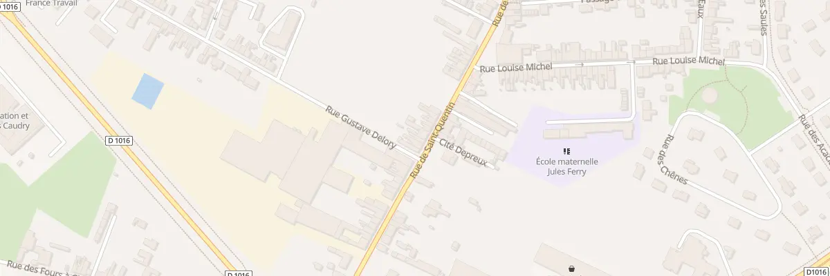 Plan du 254 Rue de Saint-quentin à Caudry