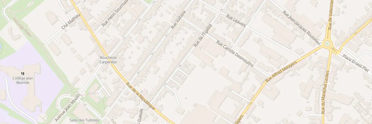 Plan du 24 Rue de l’Egalité à Caudry