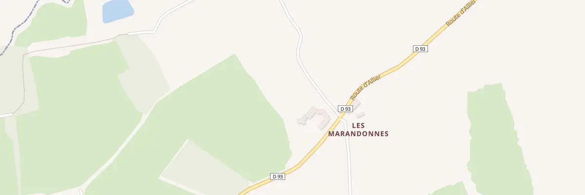 Plan du 1 Ham Les Marandonnes à Saint-Sylvestre-Pragoulin