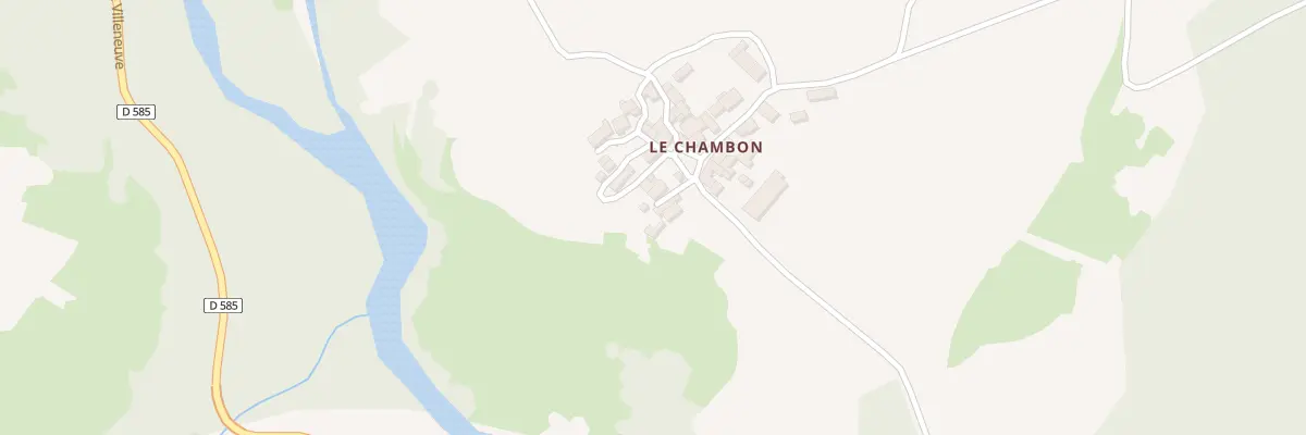 Plan du 5103 Le Chambon à Blassac