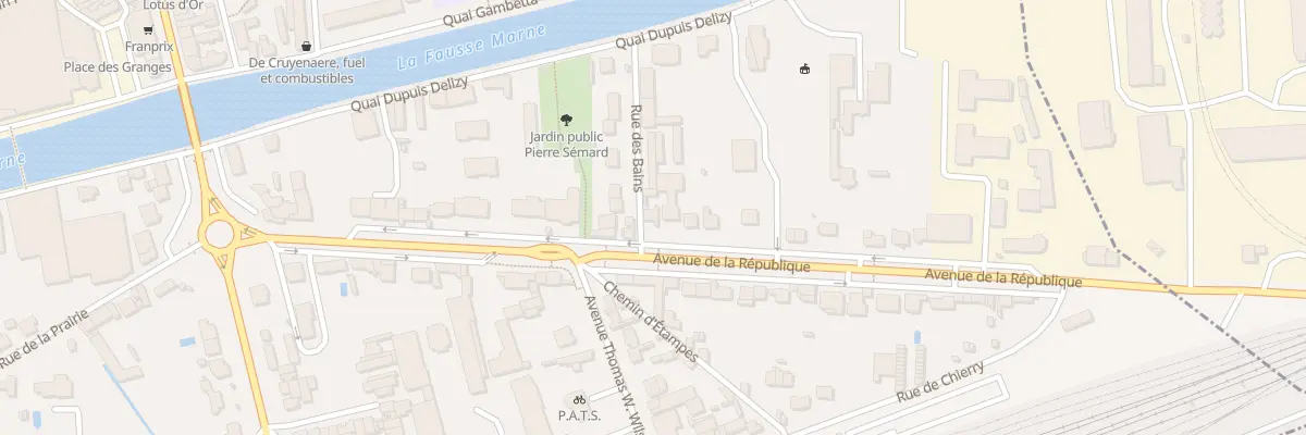Plan du 30 Av de la République à Château-Thierry