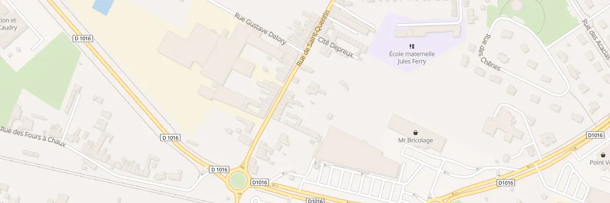 Plan du 225 Rue de Saint-quentin à Caudry