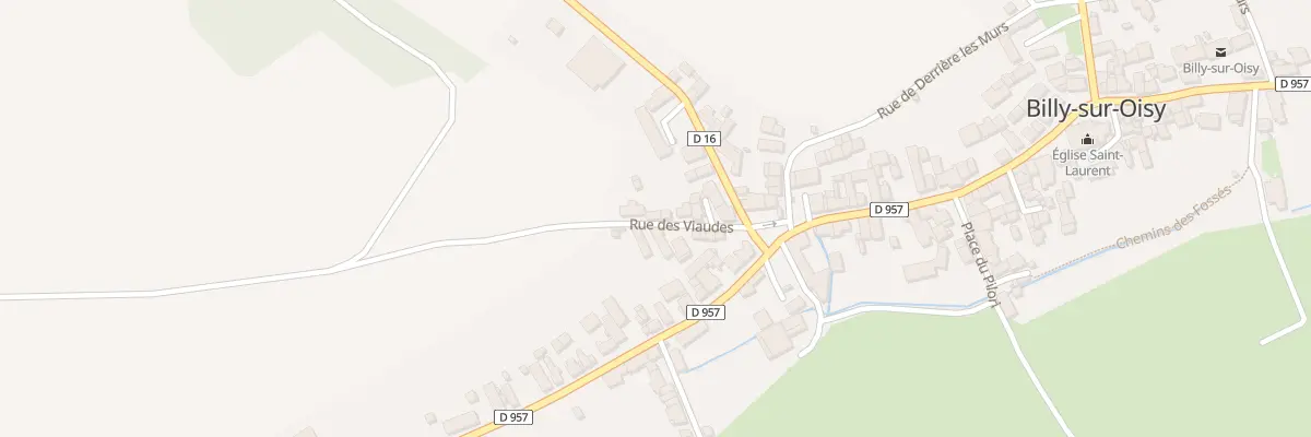 Plan du 11 Rue des Viaudes à Billy-sur-Oisy