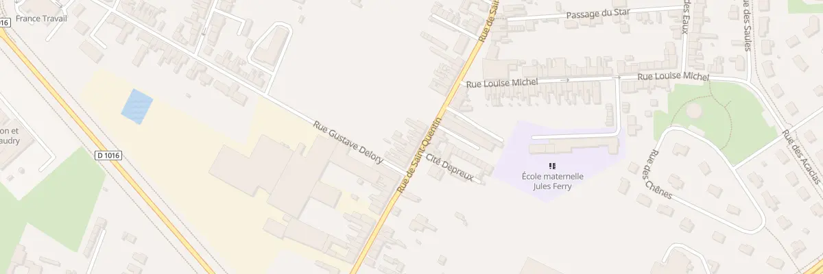 Plan du 248 Rue de Saint-quentin à Caudry