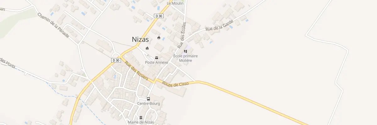 Plan du 1 Rue des Jardins à Nizas