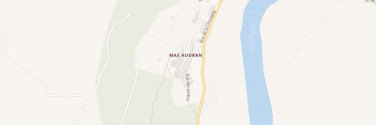 Plan du 5807 Mas Audran à Lacoste