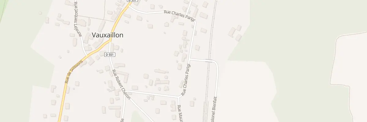 Plan du 277 Rue Charles Parigi à Vauxaillon