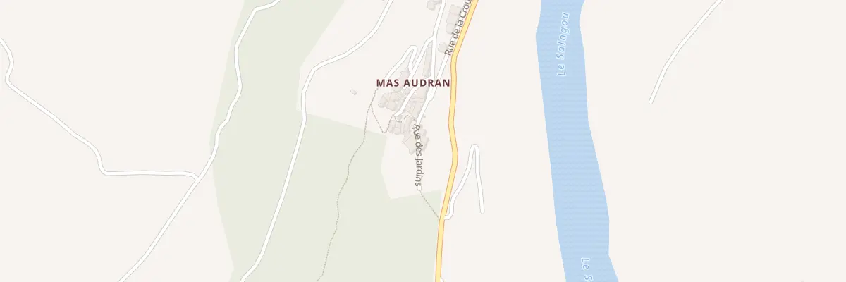 Plan du 5340F Mas Audran à Lacoste