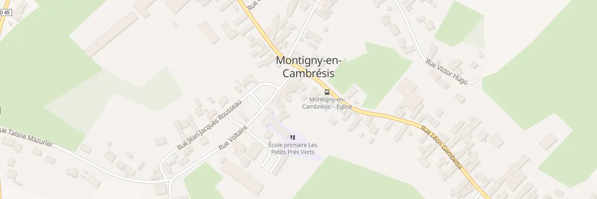 Plan du 7 Rue Voltaire à Montigny-en-Cambrésis