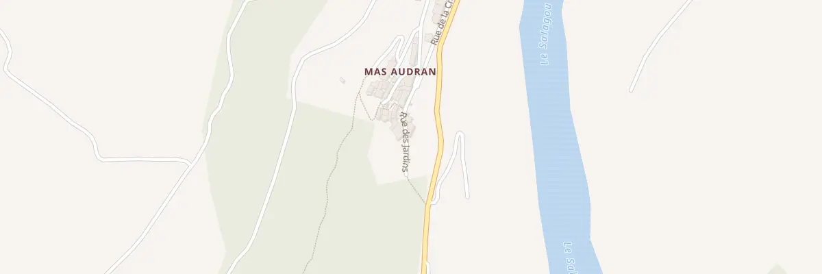 Plan du 5817 Mas Audran à Lacoste