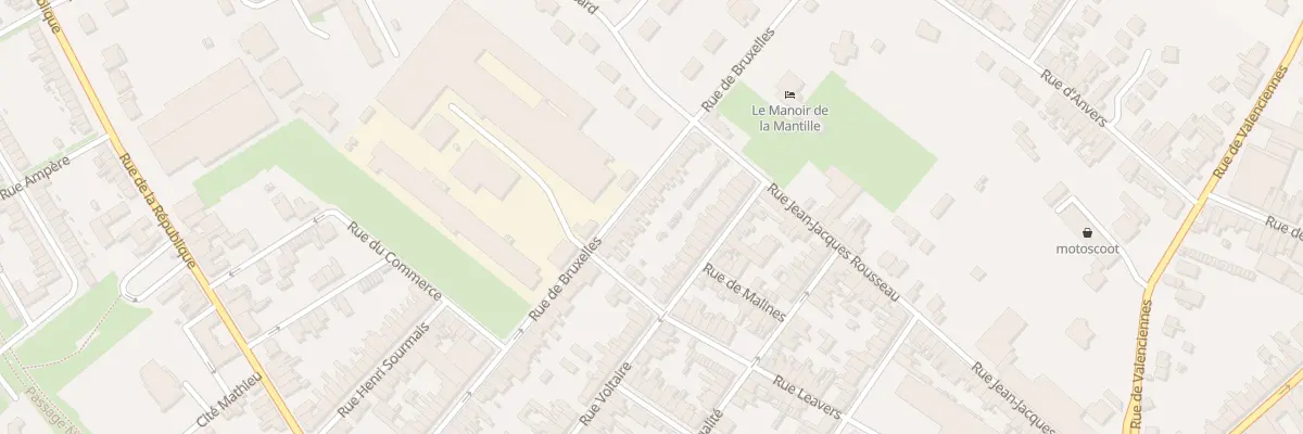 Plan du 76 Rue de Bruxelles à Caudry