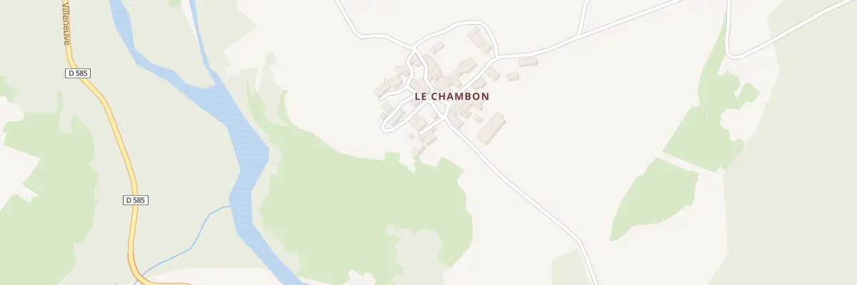 Plan du 5102 Le Chambon à Blassac