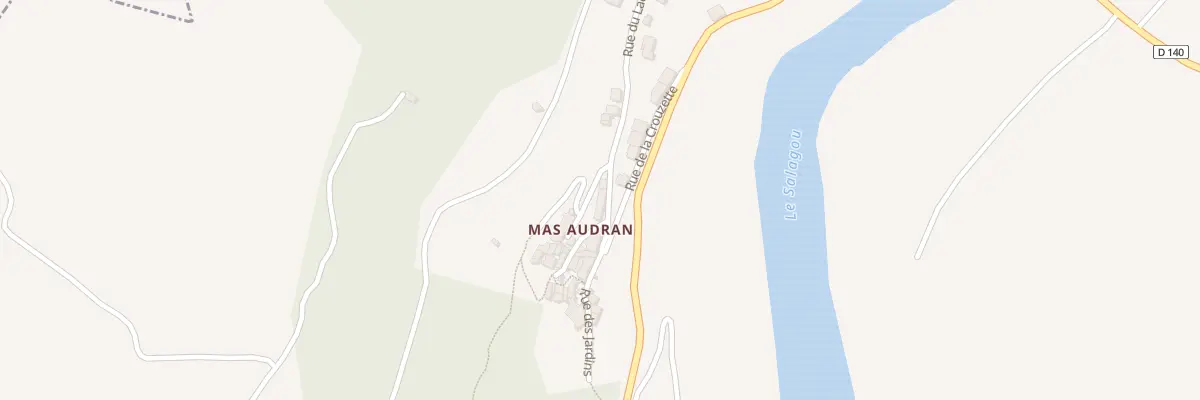 Plan du 5324F Mas Audran à Lacoste