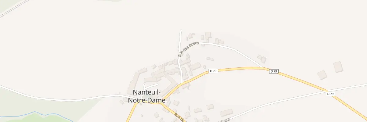 Plan du 6 Rue des Boves à Nanteuil-Notre-Dame