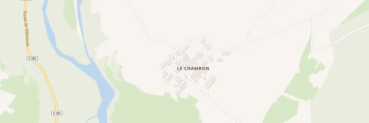 Plan du 5095 Le Chambon à Blassac