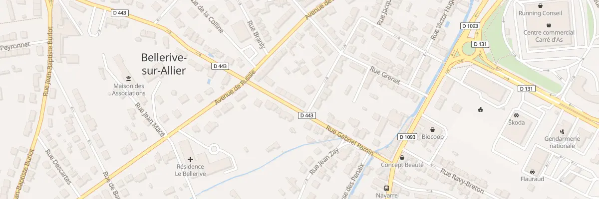 Plan du 21 Rue Gabriel Ramin à Bellerive-sur-Allier