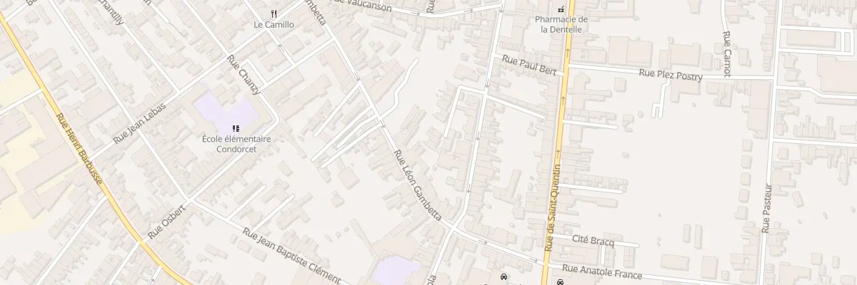 Plan du 72 Rue de la Paix à Caudry