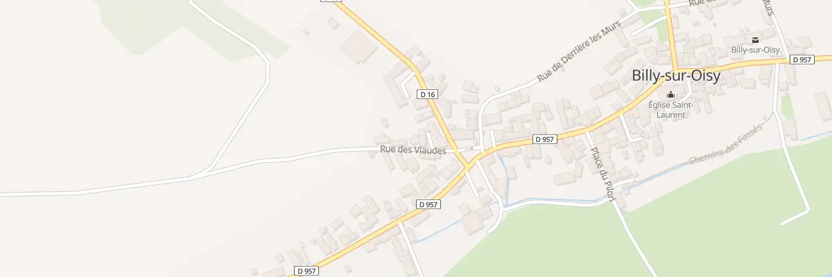 Plan du 7 Rue des Viaudes à Billy-sur-Oisy