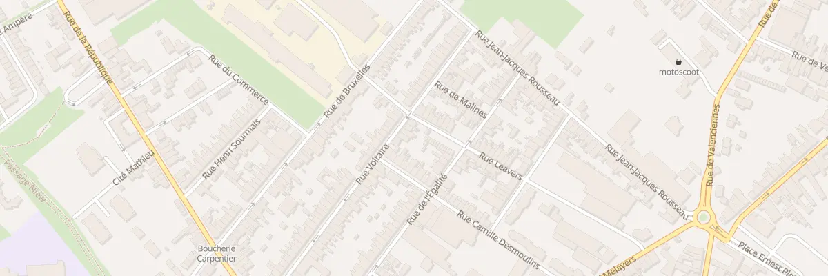 Plan du 62 Rue Voltaire à Caudry