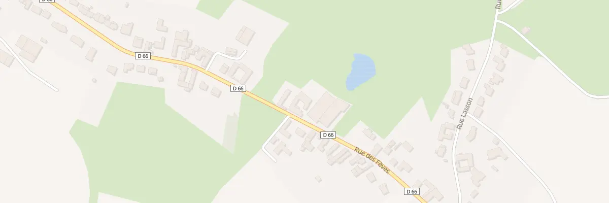 Plan du 2886 Rue des Fèves à Lecelles