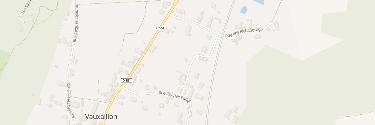 Plan du 121 Rue du Lieutenant Martin à Vauxaillon