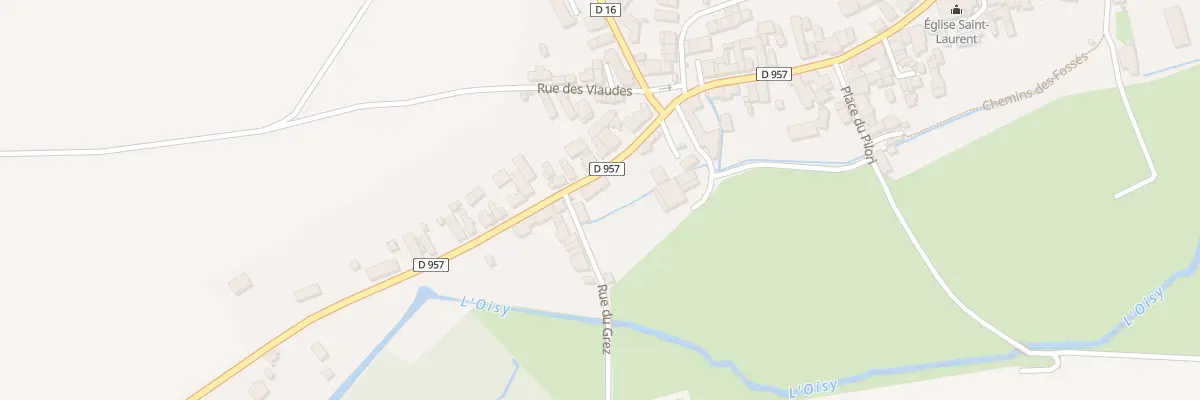 Plan du 2 Rue du Faubourg Saint Didier à Billy-sur-Oisy