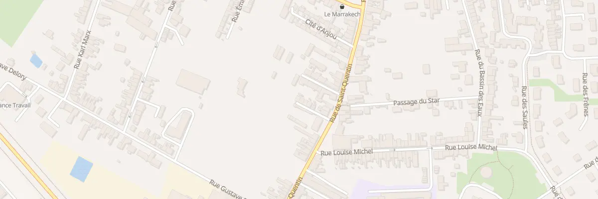 Plan du 2265 Rue de Saint-quentin à Caudry