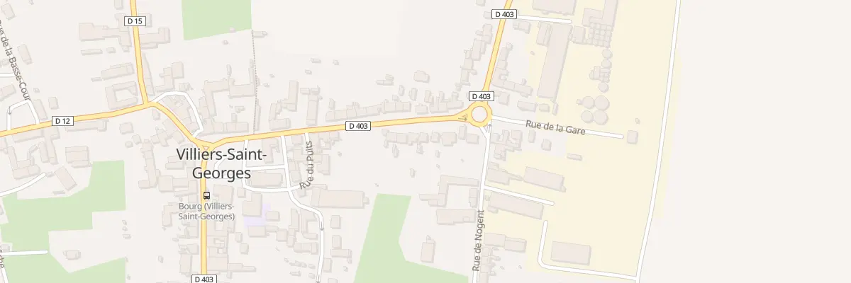 Plan du 16 Rue de la Gare à Villiers-Saint-Georges