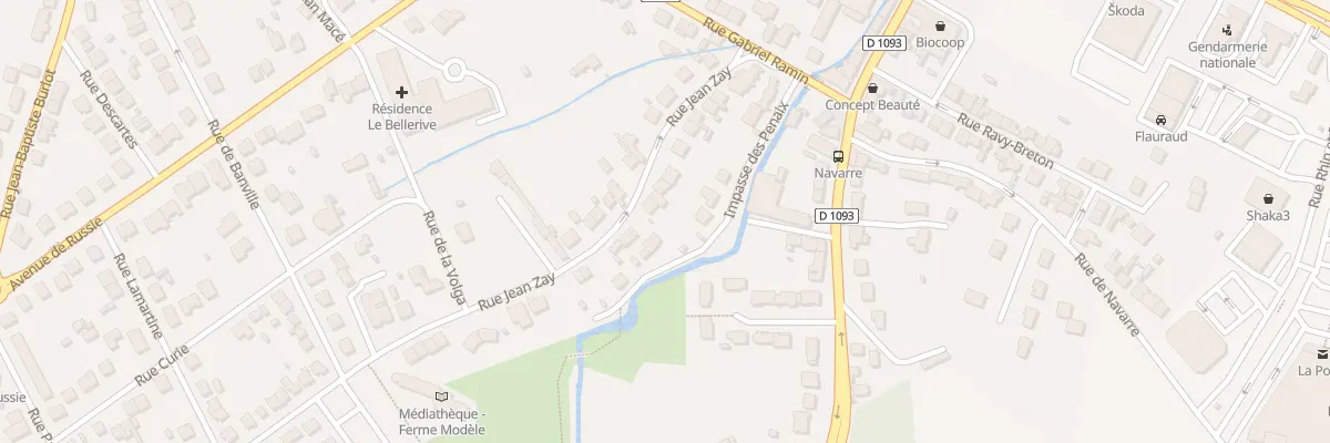 Plan du 20 Rue Jean Zay à Bellerive-sur-Allier