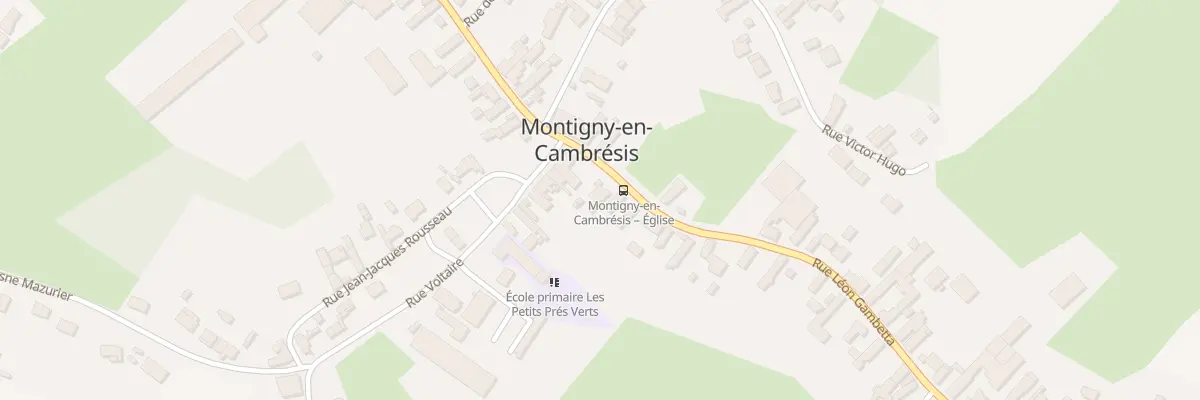 Plan du 2 Rue Gambetta à Montigny-en-Cambrésis