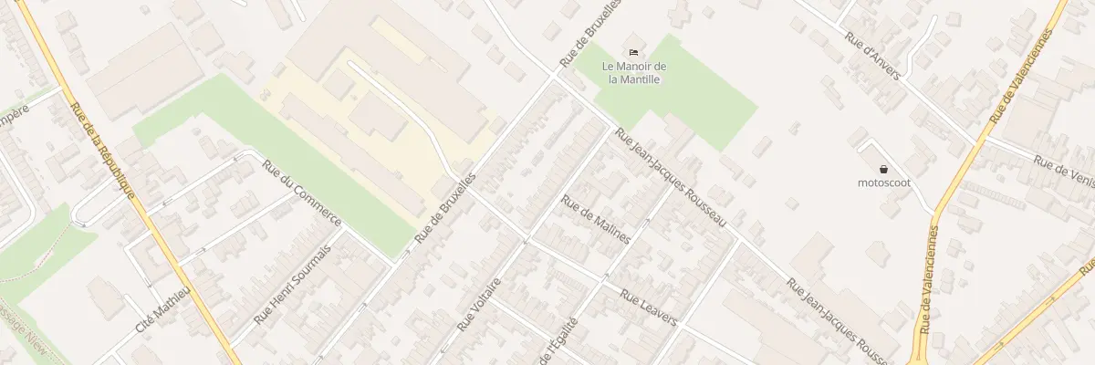 Plan du 73 Rue Voltaire à Caudry