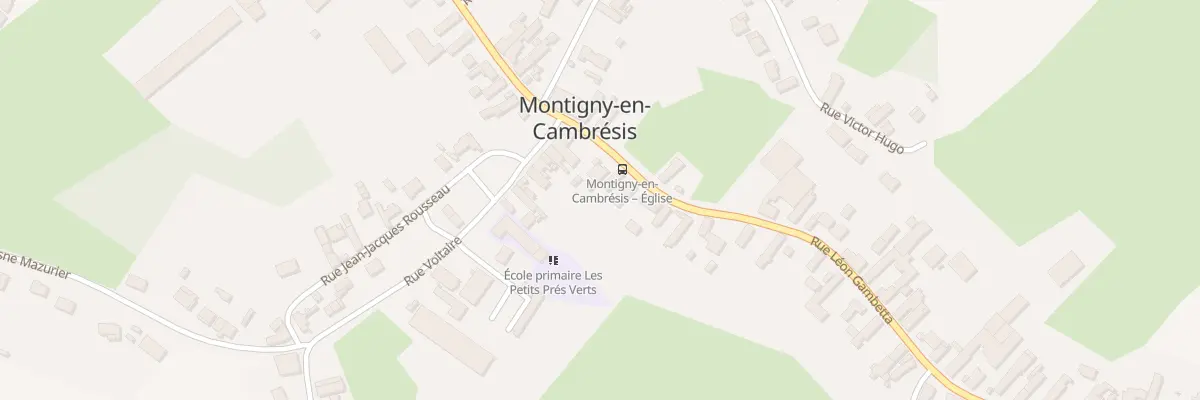 Plan du 4 Rue Gambetta à Montigny-en-Cambrésis