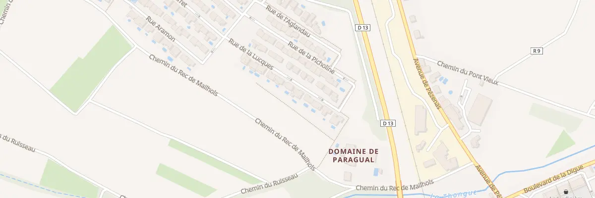 Plan du 14 Rue de la Lucques à Saint-Thibéry
