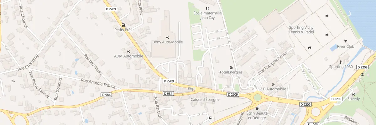 Plan du 6B Av de Vichy à Bellerive-sur-Allier