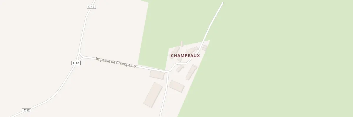 Plan du 1 Imp de Champeau à Corvol-d’Embernard