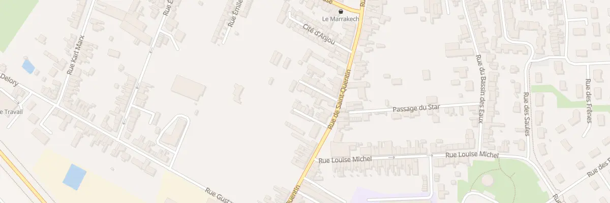 Plan du 222 Rue de Saint-quentin à Caudry