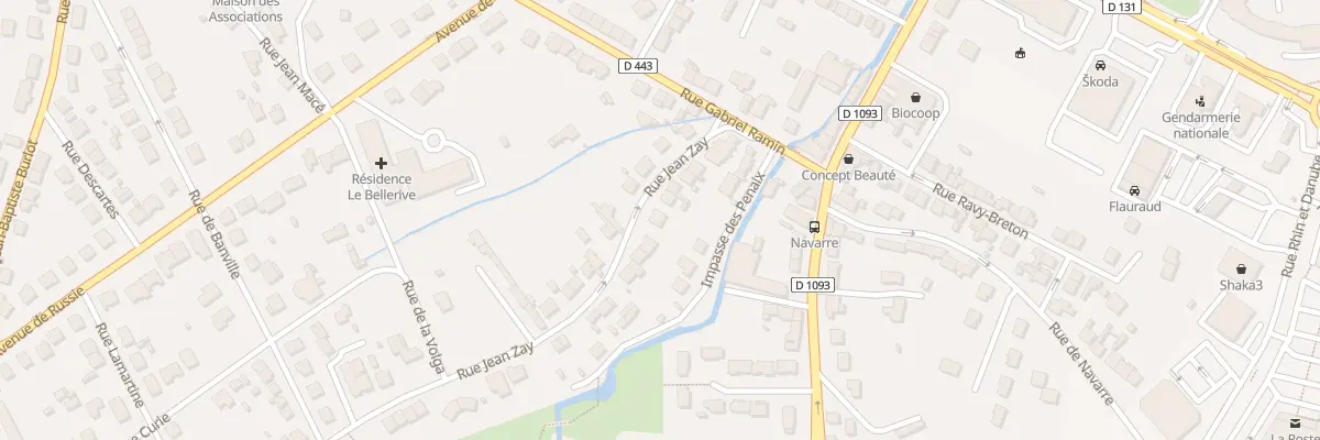 Plan du 12 Rue Jean Zay à Bellerive-sur-Allier